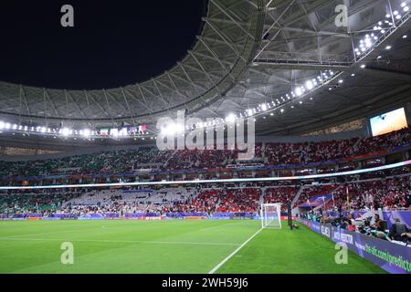 Doha, Qatar. 7 febbraio 2024. Vista generale calcio: Semifinale della Coppa d'Asia del Qatar 2023 tra Iran 2-3 Qatar allo Stadio al Thumama di Doha, Qatar . Crediti: Naoki Morita/AFLO SPORT/Alamy Live News Foto Stock