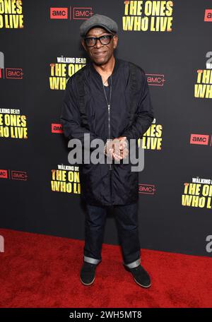 Los Angeles, Stati Uniti. 7 febbraio 2024. Lennie James arriva all'evento "The Walking Dead: The Ones Who Live" sul tappeto rosso tenuto al Linwood Dunn Theater il 7 febbraio 2024 a Los Angeles, California. © Lisa OConnor/AFF-USA.com credito: AFF/Alamy Live News Foto Stock