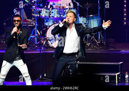 Dieter Bohlen live beim exklusiven Konzert zum 70. Geburtstag von Dieter Bohlen im Theater am Potsdamer Platz. Berlino, 07.02.2024 *** Dieter Bohlen live all'esclusivo concerto per il 70° compleanno di Dieter Bohlens al Theater am Potsdamer Platz Berlin, 07 02 2024 foto:Xn.xKubelkax/xFuturexImagex bohlen 4210 Foto Stock