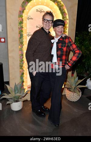 Rolf Scheider e Barbara Engel bei der Kilian Kerner Fashion Show a Berlino 07.02.2024 *** Rolf Scheider e Barbara Engel alla Kilian Kerner Fashion Show di Berlino 07 02 2024 Foto Stock
