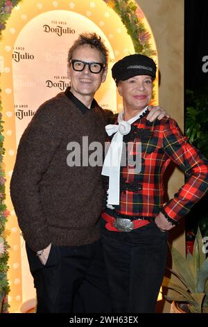 Rolf Scheider e Barbara Engel bei der Kilian Kerner Fashion Show a Berlino 07.02.2024 *** Rolf Scheider e Barbara Engel alla Kilian Kerner Fashion Show di Berlino 07 02 2024 Foto Stock