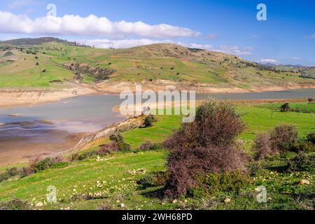 Paesaggio della Tunisia settentrionale - regione del Sejnene - Tunisia Foto Stock