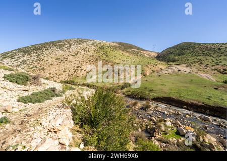 Paesaggio della Tunisia settentrionale - regione del Sejnene - Tunisia Foto Stock