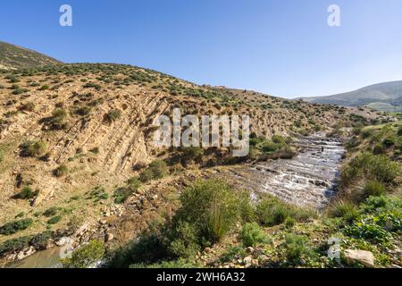 Paesaggio della Tunisia settentrionale - regione del Sejnene - Tunisia Foto Stock