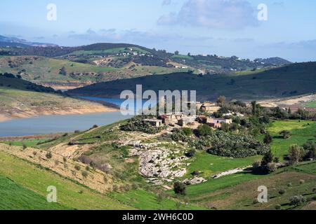 Paesaggio della Tunisia settentrionale - regione del Sejnene - Tunisia Foto Stock