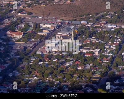 Città di Graaff-Reinet nella provincia del Capo Orientale del Sudafrica. Foto Stock