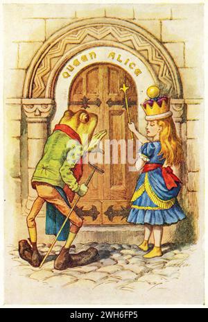 Through the Looking-Glass, di Lewis Carroll, illustrazioni di John Tenniel, 1927 Foto Stock