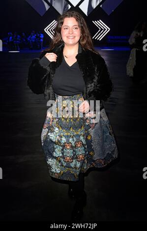 Ronja Forcher bei der Kilian Kerner Fashion Show auf der Berlin Fashion Week Autunno/Inverno 2024 nella der Verti Music Hall. Berlino, 07.02.2024 *** Ronja Forcher al Kilian Kerner Fashion Show alla Berlin Fashion Week Autunno Inverno 2024 nella Verti Music Hall Berlin, 07 02 2024 foto:XF.xKernx/xFuturexImagex ruetz 4255 Foto Stock