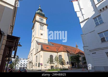 Chiesa parrocchiale della città dell'assunzione della Vergine Maria, Linz, alta Austria, Austria Foto Stock