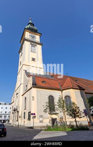 Chiesa parrocchiale della città dell'assunzione della Vergine Maria, Linz, alta Austria, Austria Foto Stock