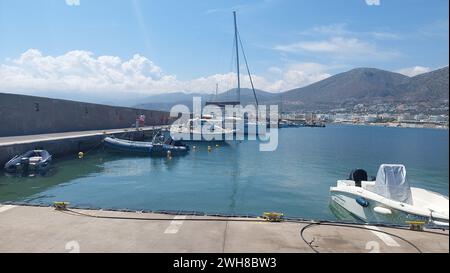 Splendida vista di Place a Creta, Grecia Foto Stock