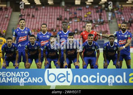 Recife, Brasile. 8 febbraio 2024. PE - RECIFE - 02/08/2024 - PERNAMBUCANO 2024, RETRO foto: Marlon Costa/AGIF (foto di Marlon Costa/AGIF/Sipa USA) credito: SIPA USA/Alamy Live News Foto Stock