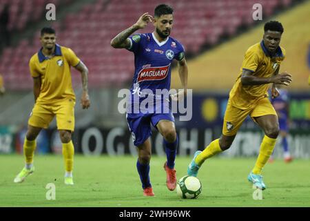 Recife, Brasile. 8 febbraio 2024. PE - RECIFE - 02/08/2024 - PERNAMBUCANO 2024, RETRO foto: Marlon Costa/AGIF (foto di Marlon Costa/AGIF/Sipa USA) credito: SIPA USA/Alamy Live News Foto Stock