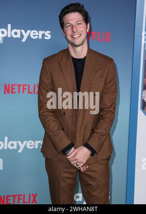 Hollywood, Stati Uniti. 8 febbraio 2024. HOLLYWOOD, LOS ANGELES, CALIFORNIA, USA - 08 FEBBRAIO: Ryan Christians arriva alla premiere di Los Angeles dei "Players" di Netflix tenutasi all'Egyptian Theatre Hollywood l'8 febbraio 2024 a Hollywood, Los Angeles, California, Stati Uniti. (Foto di Xavier Collin/Image Press Agency) credito: Image Press Agency/Alamy Live News Foto Stock