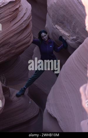 Red Sandstone Antelope Canyon, Arizona Foto Stock