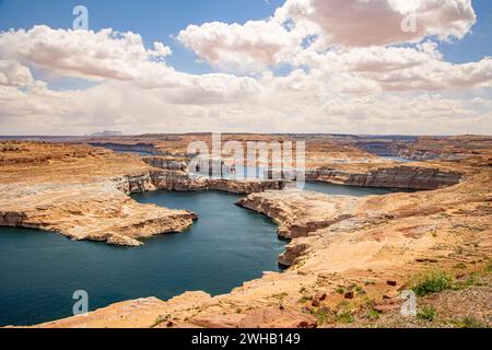 Fiume Colorado e diga di Hoover Arizona, Stati Uniti Foto Stock