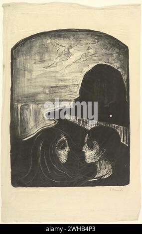 Edvard Munch (1863-1944) - norvegese - Espressionismo - attrazione i [1896/1 Foto Stock