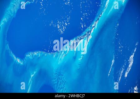 Isole caraibiche con acque turchesi Foto Stock