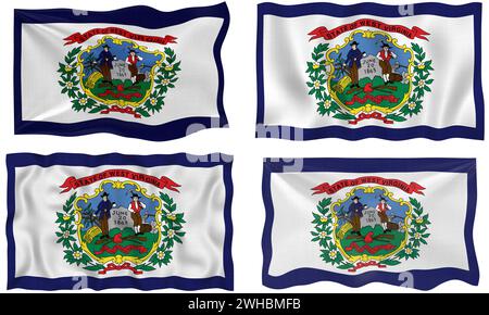 Bandiera della West Virginia Foto Stock