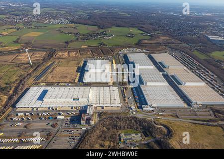 Luftbild, Ikea Zentrallager Verteilzentrum, Schwieringhausen, Dortmund, Ruhrgebiet, Nordrhein-Westfalen, Deutschland ACHTUNGxMINDESTHONORARx60xEURO *** Vista aerea, Ikea Central warehouse Distribution center, Schwieringhausen, Dortmund, regione della Ruhr, Renania settentrionale-Vestfalia, Germania ATTENTIONxMINDESTHONORARx60xEURO Foto Stock