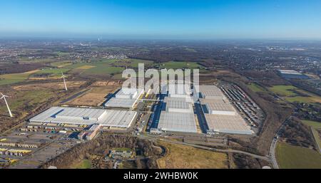 Luftbild, Ikea Zentrallager Verteilzentrum, Schwieringhausen, Dortmund, Ruhrgebiet, Nordrhein-Westfalen, Deutschland ACHTUNGxMINDESTHONORARx60xEURO *** Vista aerea, Ikea Central warehouse Distribution center, Schwieringhausen, Dortmund, regione della Ruhr, Renania settentrionale-Vestfalia, Germania ATTENTIONxMINDESTHONORARx60xEURO Foto Stock