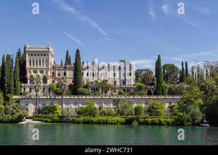 Villa Borghese-Cavazza, Isola del Garda, Isola del Garda, Lago di Garda, alta Italia, Italia Foto Stock