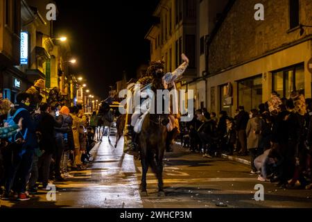 sfilata dei tre Re in via Llucmajor, Mallorca, Isole Baleari, Spagna Foto Stock