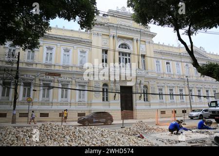 salvador, bahia, brasile - 25 gennaio 2024: Vista del Palacio da Aclamacao nella città di Salvador. Foto Stock