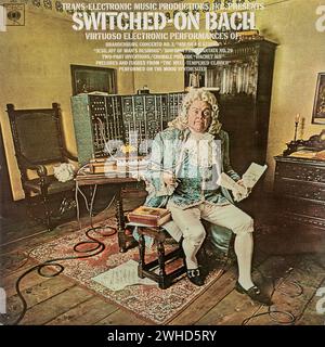 Walter o Wendy Carlos hanno acceso la copertina dell'album in vinile Bach Foto Stock