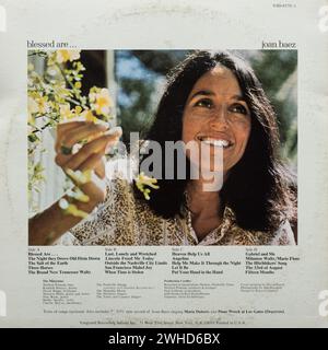 Blessed Are..., album in studio di Joan Baez pubblicato nel 1971, copertina in vinile della cantautrice americana Foto Stock