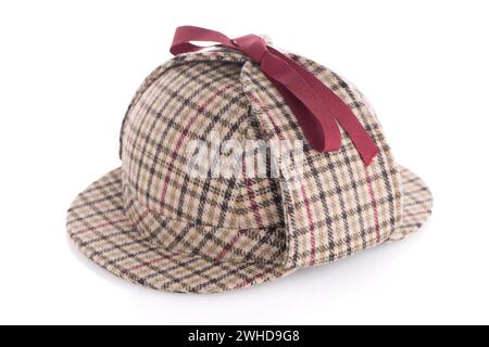 British Deerhunter o Sherlock Holmes cap Foto Stock