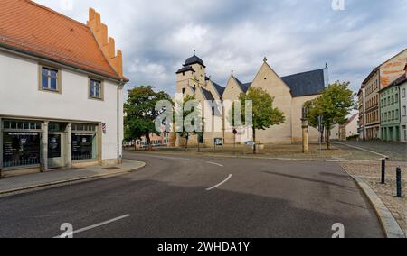 Michaeliskirche Zeitz, Burgenlandkreis, Sassonia-Anhalt, Germania Foto Stock