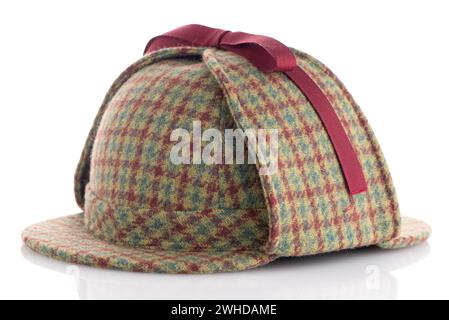 British Deerhunter o Sherlock Holmes cap Foto Stock