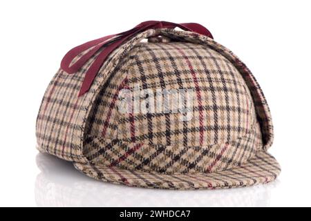 British Deerhunter o Sherlock Holmes cap Foto Stock