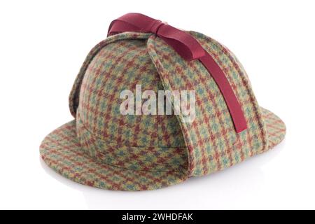 British Deerhunter o Sherlock Holmes cap Foto Stock