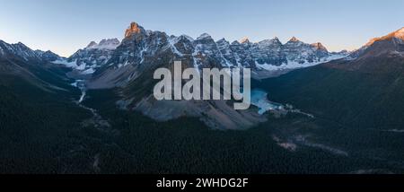 Canada, Banff, Lago Moraine - vicino Lago Louise Foto Stock