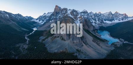 Canada, Banff, Lago Moraine - vicino Lago Louise Foto Stock