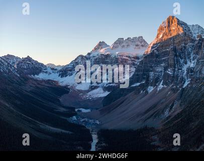 Canada, Banff, Lago Moraine - vicino Lago Louise Foto Stock