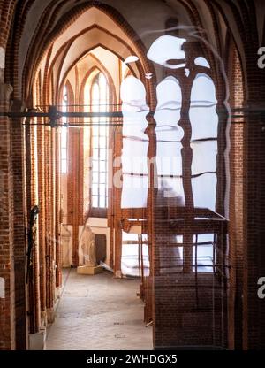 All'interno di St Chiesa di Pietro a riga, Lettonia Foto Stock