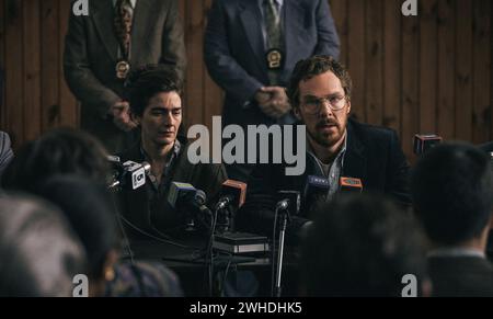 Serie TV di Eric Netflix Gaby Hoffmann e Benedict Cumberbatch Foto Stock