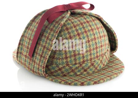 British Deerhunter o Sherlock Holmes cap Foto Stock