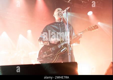 Londra, Regno Unito. 9 febbraio 2024. Miles Kane si esibisce all'Electric Ballroom di Londra. Crediti: John Barry/Alamy Live News Foto Stock