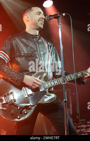 Londra, Regno Unito. 9 febbraio 2024. Miles Kane si esibisce all'Electric Ballroom di Londra. Crediti: John Barry/Alamy Live News Foto Stock