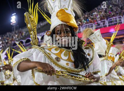 DESFILES SERIE OURO DO CARNAVAL DO RIO DE JANEIRO RIO DE JANEIRO RJ, 02/09/2023 - Carnival /Rio de Janeiro Gold Series Schools Parade - Uniao do Parque Acari apre la sfilata Gold Series questo venerdì sera, Sambodromo da Sapucai, a Rio de Janiero 09. IMAGO / Erbs Jr Rio de Janeiro Brasile Copyright: XErbsxJrx Foto Stock