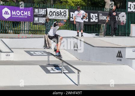 Gustavo Ribeiro durante la DC Skate Challenge Foto Stock