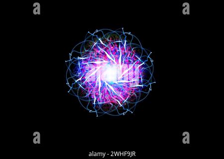 Fluttuazione quantistica, illustrazione concettuale Foto Stock