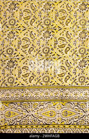 Primo piano del tappeto persiano Foto Stock