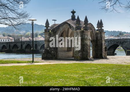 Cappella dell'Angelo custode a Ponte de Lima Foto Stock