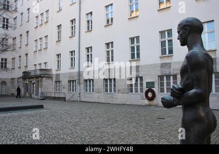 Memoriale della resistenza tedesca nell'allora alto comando dell'Esercito (Bentlerblock). I combattenti della resistenza del 20 luglio 1944 sono stati fucilati in t Foto Stock