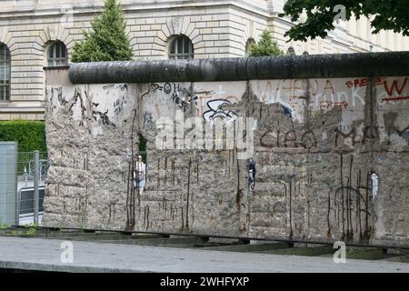 Resti del muro di Berlino oggi Foto Stock